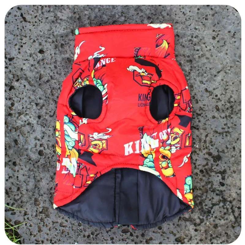 Waterproof Winter Jacket for Big Dogs – with Leash Ring