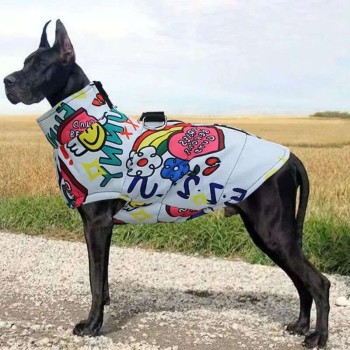 Waterproof Winter Jacket for Big Dogs – with Leash Ring