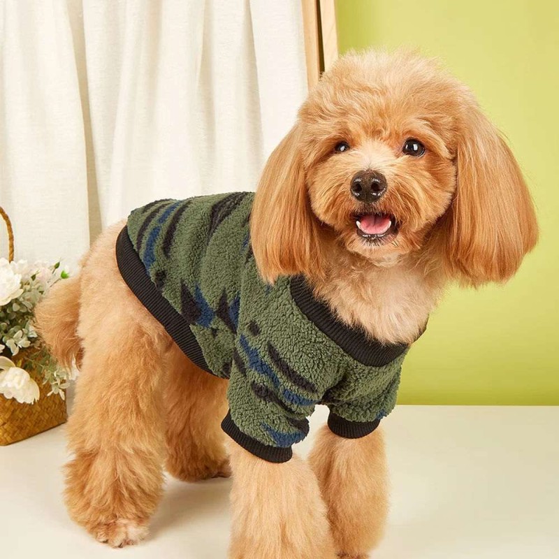 Small Dog Fleece Sweater – Warm, Stylish & Easy to Wear