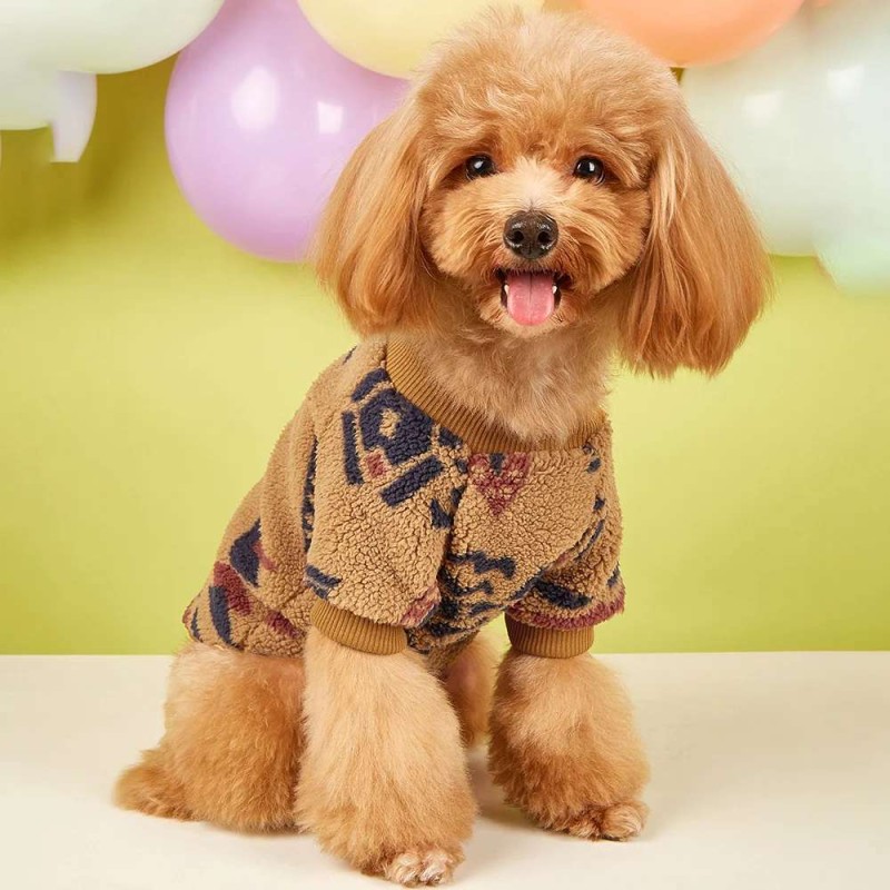 Small Dog Fleece Sweater – Warm, Stylish & Easy to Wear