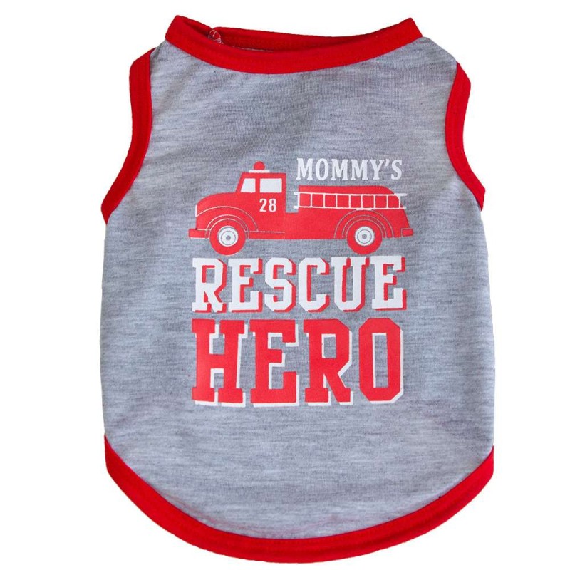 Cotton Letter Print Pet Vest for Small Dogs & Cats