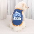 Cotton Letter Print Pet Vest for Small Dogs & Cats