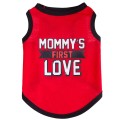Cotton Letter Print Pet Vest for Small Dogs & Cats