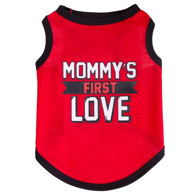 Cotton Letter Print Pet Vest for Small Dogs & Cats