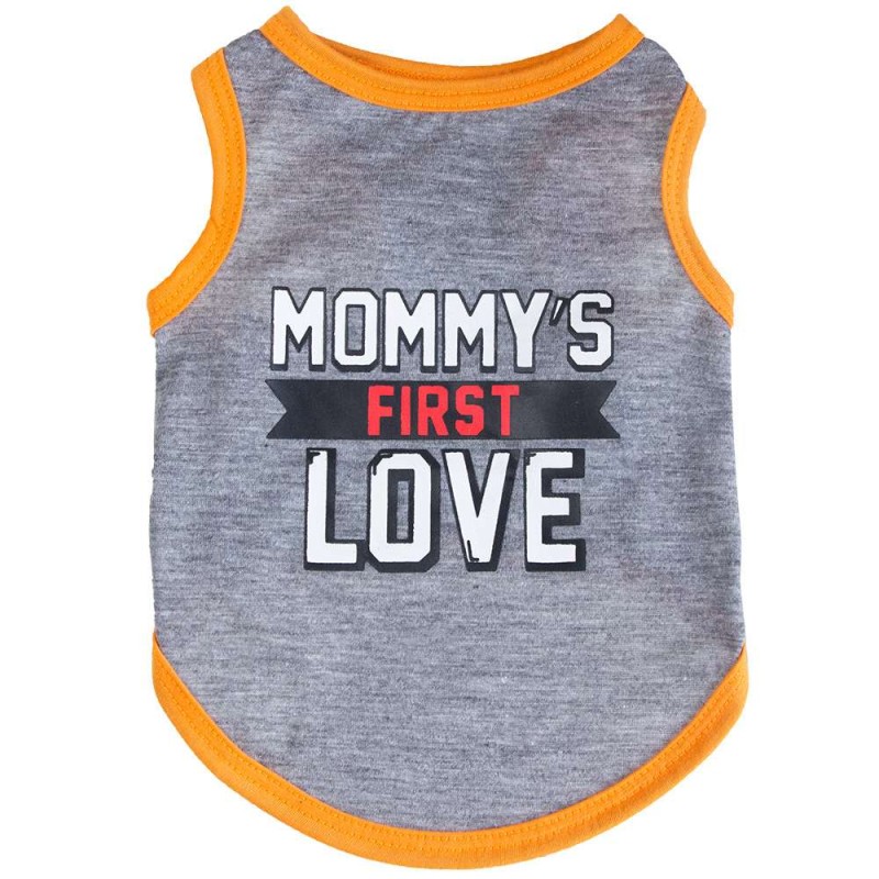 Cotton Letter Print Pet Vest for Small Dogs & Cats