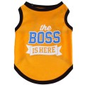 Cotton Letter Print Pet Vest for Small Dogs & Cats