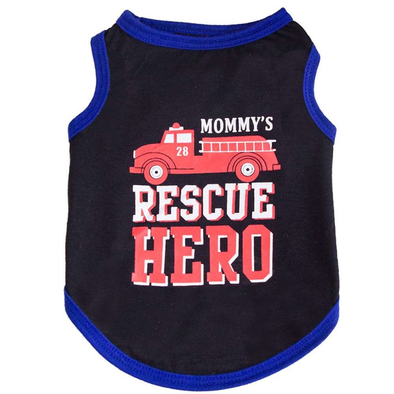 Cotton Letter Print Pet Vest for Small Dogs & Cats
