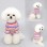 Cotton Stretch Rainbow Stripe Dog Undershirt – Pullover for All Seasons