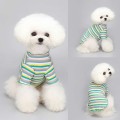 Cotton Stretch Rainbow Stripe Dog Undershirt – Pullover for All Seasons