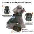 Waterproof Winter Dog Jacket with Chest-Back Zipper, for Small & Medium Breeds