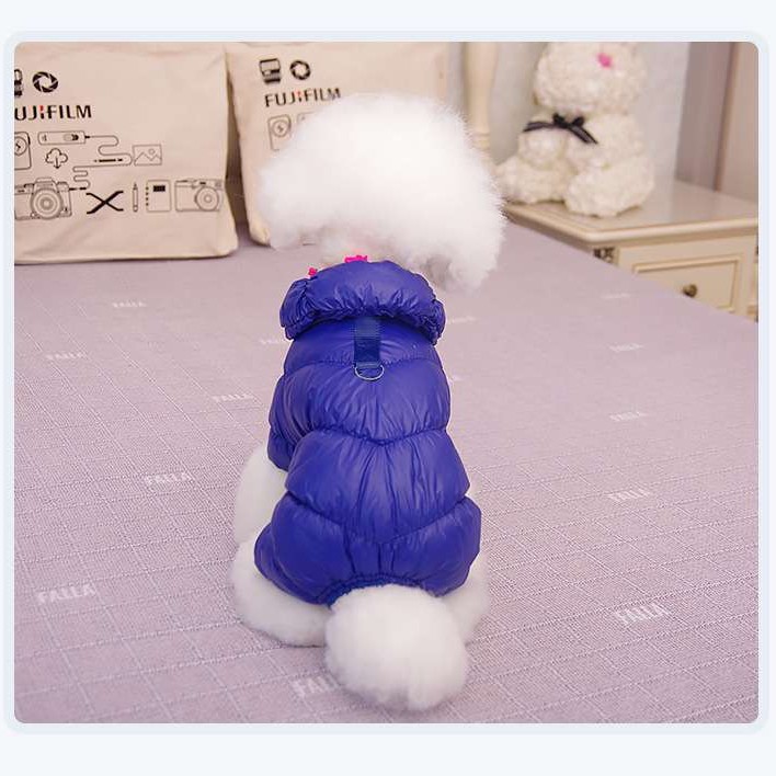Thickened warm 4-leg winter coat for cats & dogs