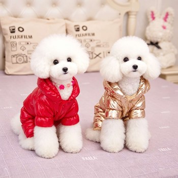 Thickened warm 4-leg winter coat for cats & dogs