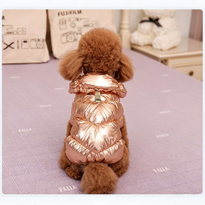 Thickened warm 4-leg winter coat for cats & dogs