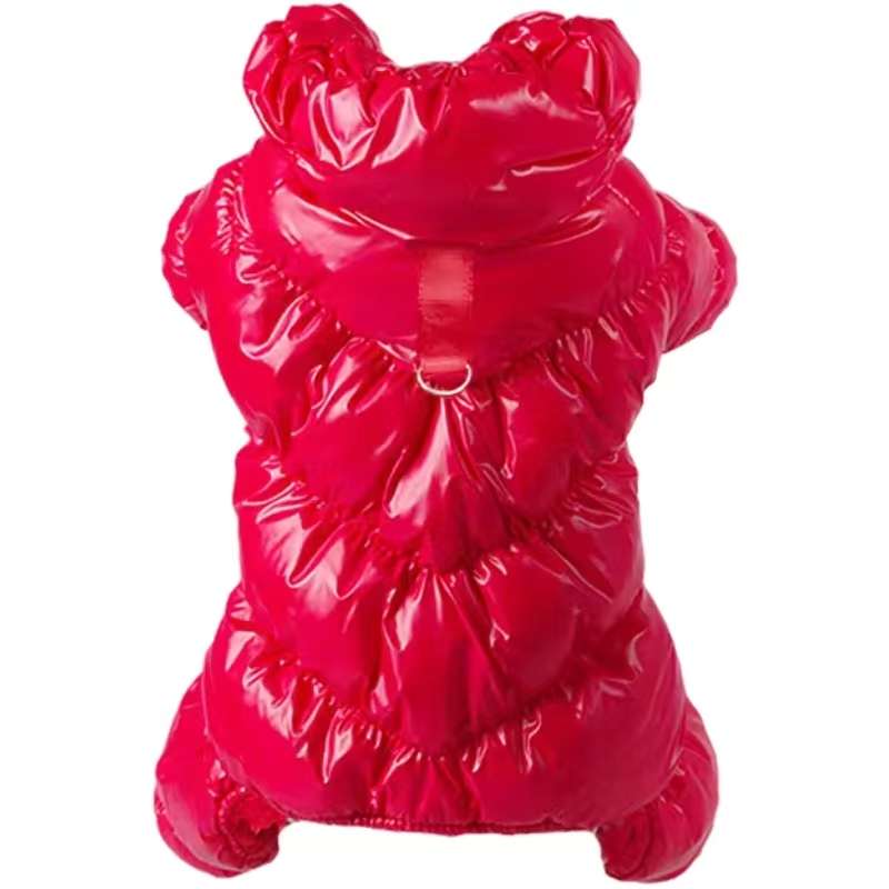 Thickened warm 4-leg winter coat for cats & dogs