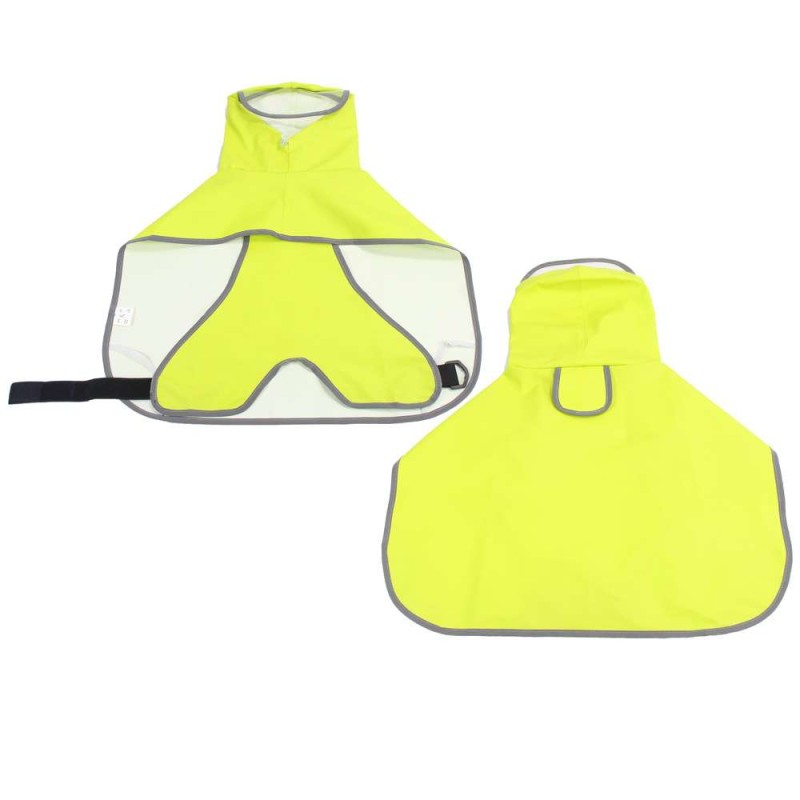 Belly-Cover Dog Raincoat – Hooded Poncho for Small to Large Dogs