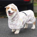 Belly-Cover Dog Raincoat – Hooded Poncho for Small to Large Dogs