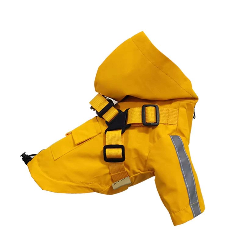 Waterproof Pet Raincoat - Reflective & Windproof Dog Coat