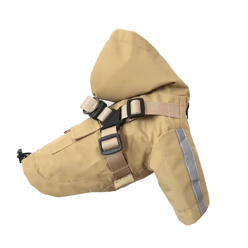 Waterproof Pet Raincoat - Reflective & Windproof Dog Coat