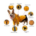 Waterproof Pet Raincoat - Reflective & Windproof Dog Coat